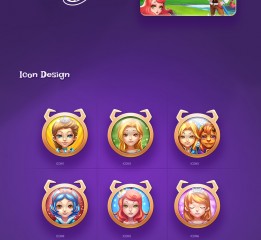 sweet fairy 游戏UI视觉设计
