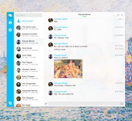 win 8 Skype for sketch