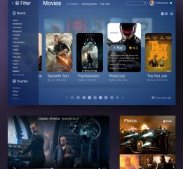 Movie UI kit(附psd下载)
