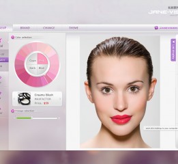 一款在线化妆软件交互设计和最终界面稿