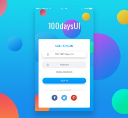 Daily UI Challenge - SET01(#01-12)