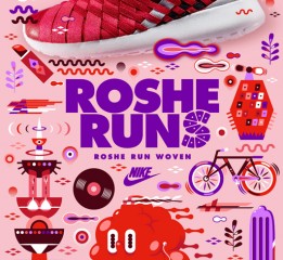 NIKE——ROSHE RUNS店内海报及网站插