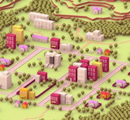 Low poly town（臨摹大神作品制作教程）