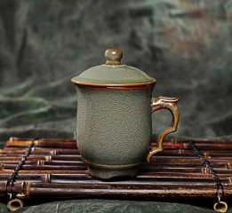 樂活易居.創(chuàng)意復(fù)古風格泡茶杯.