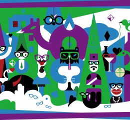 时尚眼镜六一儿童节活动海报