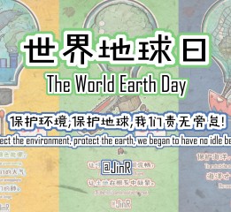 世界地球日 宣傳海報