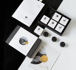 “玄月”月饼礼盒整体设计摄影