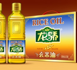 黑龙江龙骄稻米油包装设计