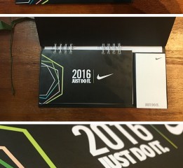 NIKE 2016年台历设计