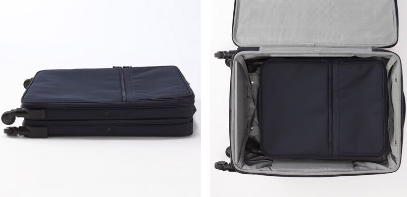 无印良品折叠行李箱 设计功能齐全易收纳