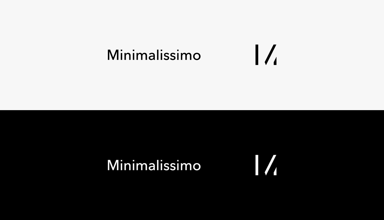 minimalissimo标识设计