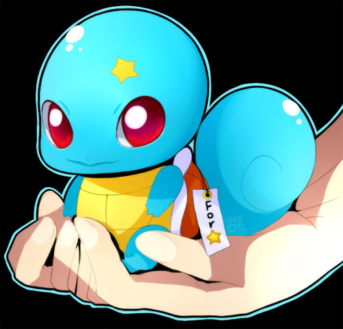 口袋妖怪角色插画: 杰尼龟(squirtle)(3)_雨轩设计素材下载站; 22