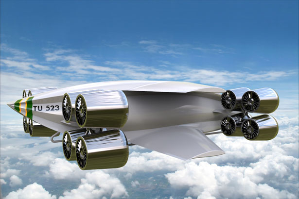 未来的tu523混合动力垂直起降飞机概的相关图片
