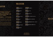 MAYOR品牌3折页