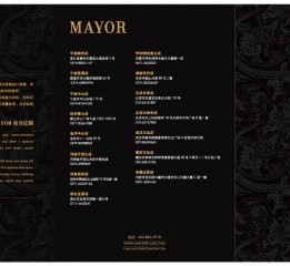 MAYOR品牌3折頁