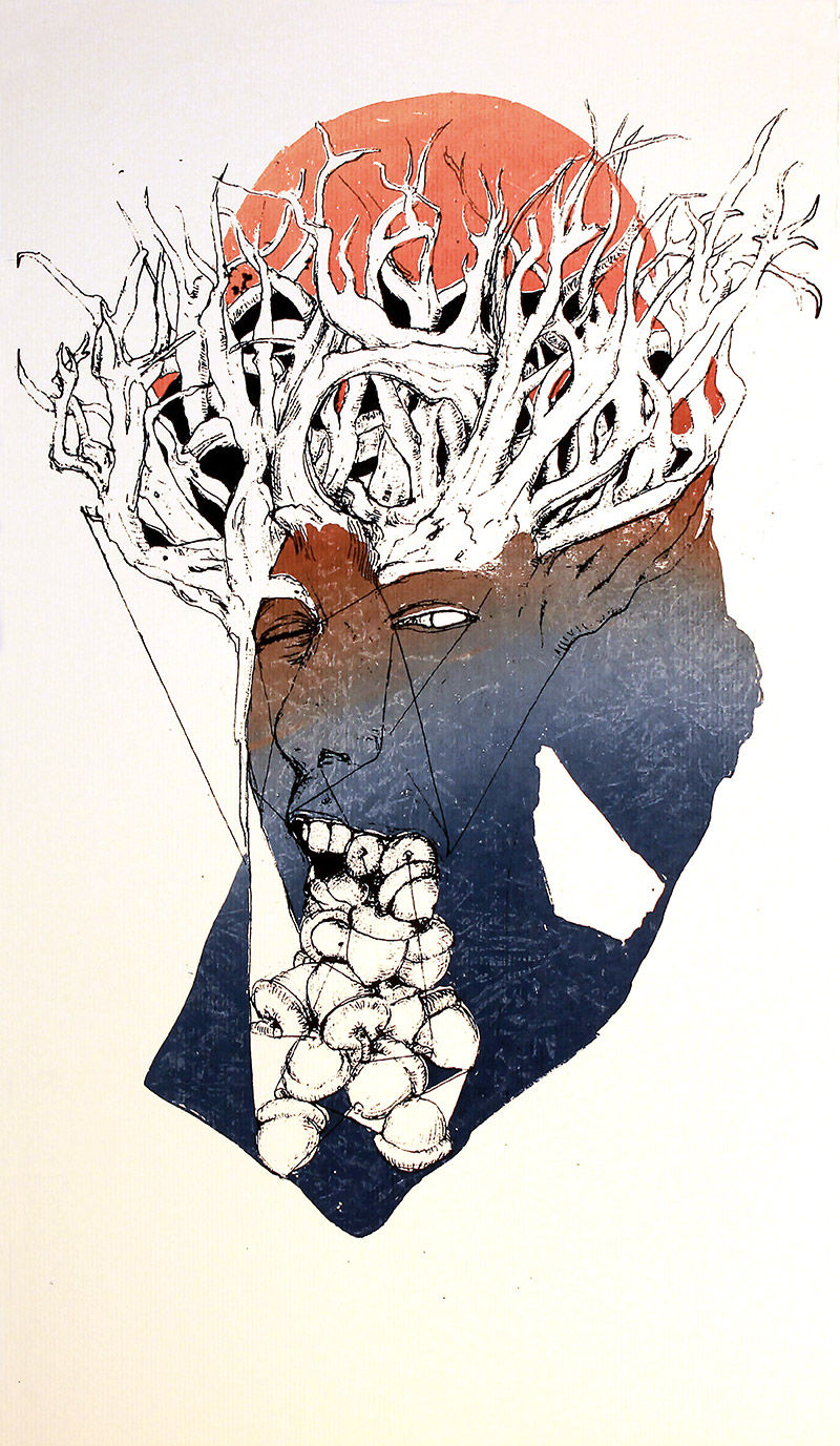 纽约插画师探索运动与迁移的艺术插画