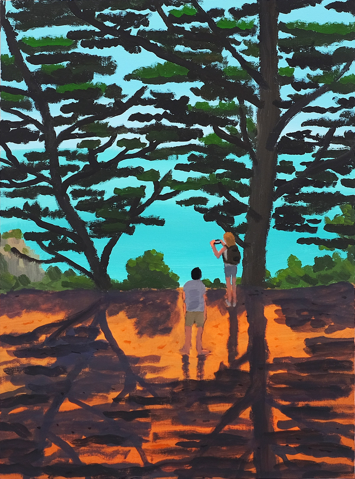 后现代艺术家jean jullien《petrichor 》画展作品欣赏