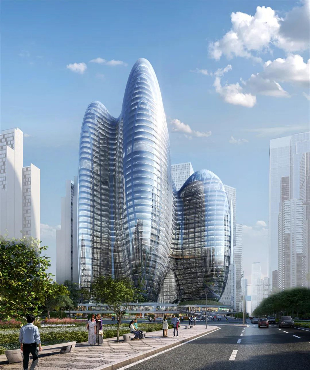 坐落在深圳湾的这些办公大楼展现了一幅新时代的图景