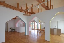 房屋和設計工作室的室內裝修----顏色突出的拱門相關圖片